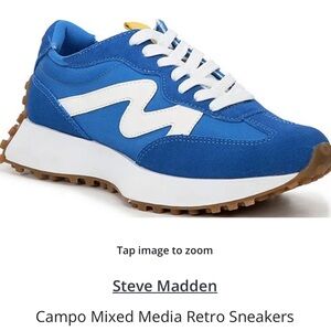 Steve Madden Blue Campo Sneakers